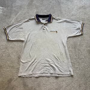 Vintage Georgia Tech Yellow Jackets Pro Edge Polo Mens Size XL Gray